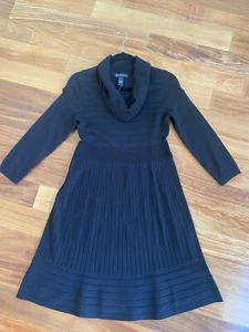 INC International Concepts Sweater Dress Size M Black - Picture 1 of 7