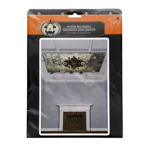 Halloween Ceiling Decoration spooky 4 ft x 2 ft trick or treat party - Picture 1 of 2