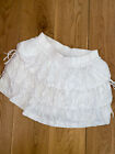 Next White Cotton Tassel Skirt Age 9 Years