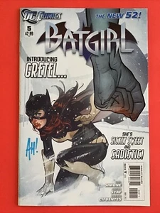 BATGIRL 5 NEW 52 signed ADAM HUGHES cover blue paint marker signature NM COA - Bild 1 von 12