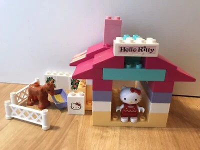 Unico Plus Hello Kitty Horse Farm Stable Construction Set Compatible + Bricks VG - Image 1 of 4