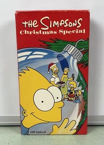 The Simpsons Christmas Special VHS Tape Vintage 1991 Comedy - Picture 1 of 5