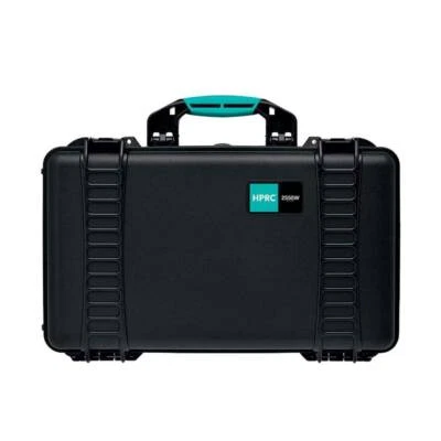 HPRC 2550W Wheeled Hard Resin Case with Second Skin - Black/Turquoise - Image 1 of 2
