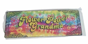 Grandma's Baby Boomer Metal Sign Grandmothers Day 16x6 Flower Power - Picture 1 of 4