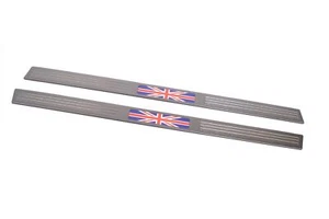MINI R58 Cooper 2011 LHD Union Jack Door Sill Trim Step Kit 51470431507 12361995 - Picture 1 of 10