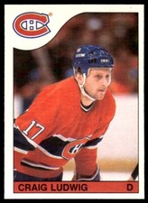 1985-86 O-Pee-Chee Craig Ludwig Montreal Canadiens #192