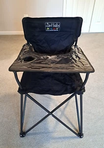NEW Ciao Baby Portable High Chair Black Compact Folding Travel - Picture 1 of 16