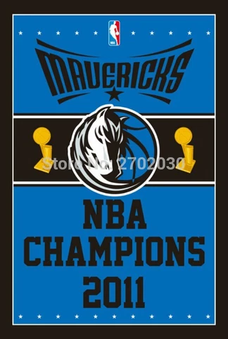 Dallas Mavericks Flag 3x5ft Banner Polyester basketball World Champions 001 Cover