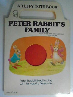 Peter Rabbit's Family, Beatrix Potter, Tuffy Tote Book, 1988, Rare? — 第 1/4 张图片