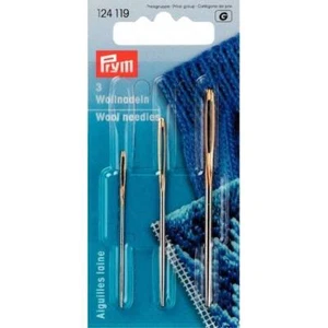 Prym Metal Wool Needles with Blunt Point 3pcs 124119 - Picture 1 of 2