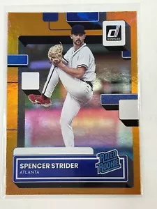 Spencer Strider 2022 Donruss ORANGE FOLIE bewertet Rookie #76. ATLANTA BRAVES - Bild 1 von 2
