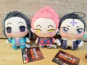 FuRyu Hunter×Hunter Plüschpuppe Stofftier 3er Set Hyskoa Quwrof Yellmi/Illumi - Bild 1 von 2