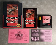 Shadow Of The Beast Sega Genesis Complete CIB Case Insert Manual Cart Very Good