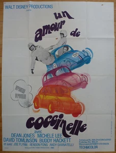 UN AMOUR DE COCCINELLE Walt Disney The Love Bug 1969 Affiche Originale 120x160 - Picture 1 of 7
