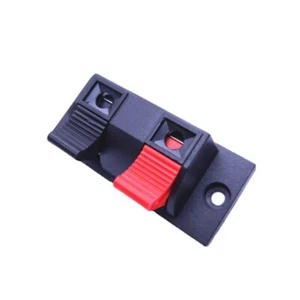 5 Stück 2 Pins Push Typ Lautsprecher Klemme Platine 2 Positionen Feder - Bild 1 von 3