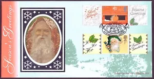2000 Christmas Smilers stamps (LS2 & LS3) Benham first day cover. - Picture 1 of 2