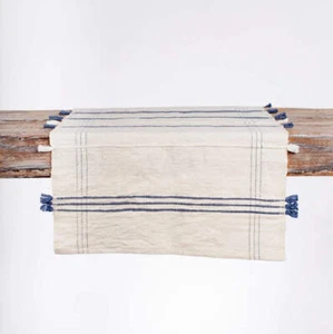 Ribbons Cotton Table Runner - Picture 1 of 11