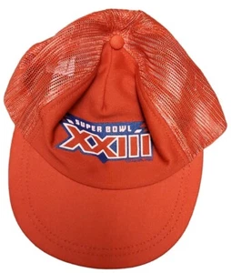 Vintage Super Bowl XXIII 23 Trucker Hat Cap Football NFL Bengals 49ers Snapback - Picture 1 of 2