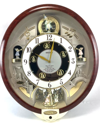 Seiko Special Collectors Edition Charming Bell Swarovski QXM109BRH Clock VIDEO Cover