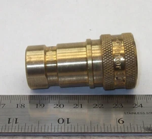 Parker BH2-60 SERIES Multi-Purpose ISO 7241 Interchange Hydraulic Coupling BRASS - Picture 1 of 6