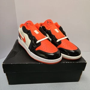 Air Jordan 1 Low SE GS Halloween Team Orange Kids DV1335-800 Size 6 Y Womens 7.5 - Picture 1 of 10