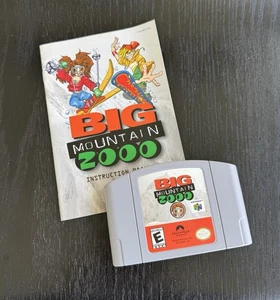 Big Mountain 2000 Nintendo 64 N64 Cartridge & Manual Only - Tested Works - Picture 1 of 8