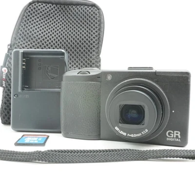 Ricoh GR Digital III Black Compact Camera 10MP SC:3315 w/8GB SD Case Strap Japan - Image 1 of 4