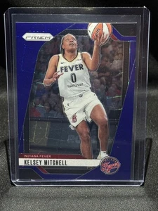 2024 Panini Prizm WNBA - Kelsey Mitchell #64 Blue Velocity Prizm - Picture 1 of 2
