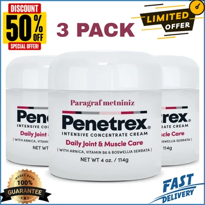 Penetrex Joint & Muscle Therapy Relief for Back, Neck, Hands 4 oz Cream (3 Pack) - Image 1 of 4