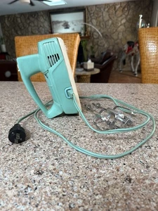 MCM Vintage 60er GE Tragbarer Stabmixer Türkis Mod 17M27 FUNKTIONIERT Retro - Bild 1 von 7