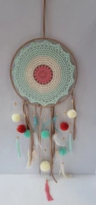 Atrapasueños tejido colorido 12"×36" largo - Imagen 1 de 13