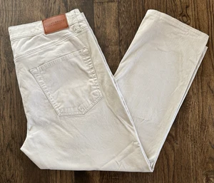 Pantalone uomo Lucky Brand 36x30 (36x27) 223 dritto kaki 5 tasche cotone - Foto 1 di 20