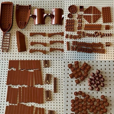 LEGO Marrón Rojizo Lote 200 piezas Star Wars Esquife Harry Potter Barco Azulejo Ladrillo Mixto Foto 1 de 4