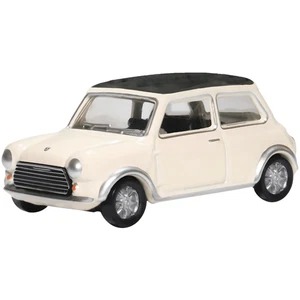 1:76 Scale Oxford Diecast Mini Cooper S MKII Snowberry White/Black 76MCS004 - Picture 1 of 1