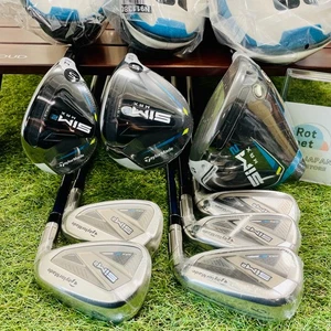 NEW Taylormade Set SIM2 Max 1w 5w 4hy SIM2 Iron 6-9Pw 8clubs SR S Flex RH Golf - Picture 1 of 18