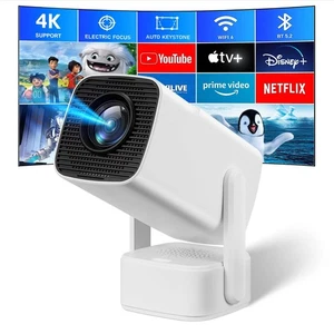 Mini Portable 4K Projector, VideoProjector, Independent 5 Watts Speaker, HD 1... - Bild 1 von 6