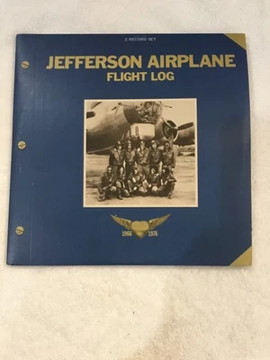 Jefferson Airplane ‎-Flight Log (1977, Vinyl Double LP w/Booklet) Ex/VG++ - Image 1 of 4