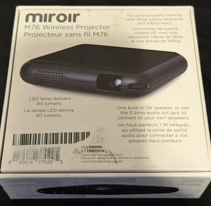 Miroir M76 Wireless Projector - Black - Picture 1 of 1