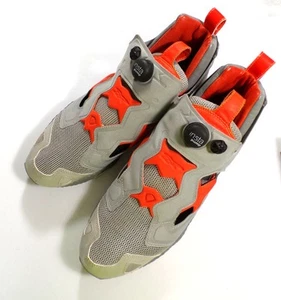 Zapatos Nate Robertson #29 Tigres Firmados Jugador Usados Reebok Insta Pump Talla 12 - Imagen 1 de 3