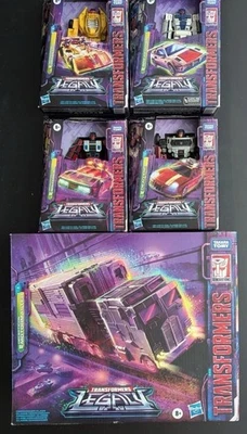 Transformers Legacy STUNTICONS MENASOR Complete Set of 5 NEW SEALED Hasbro - Image 1 of 2