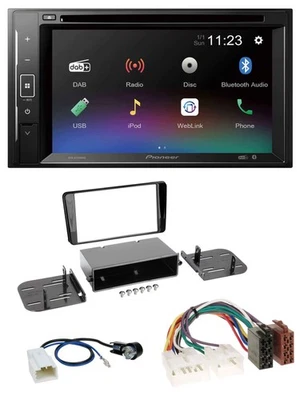Pioneer Bluetooth MP3 USB 2DIN DAB DVD Autoradio für Subaru BRZ (2017-2020) - Bild 1 von 4