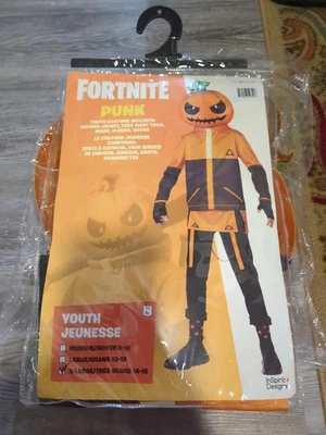 Disfraz con capucha Fortnite Punk para niños - Disfraces Morris XL 14-16 Foto 1 de 3