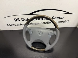 Orig. Mercedes CLK W208 W210 Mopf Lederlenkrad Holz Lenkrad A2104601303 - Bild 1 von 7