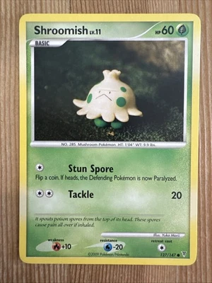 Shroomish 127/147 Non Holo Platinum Supreme Victors Pokemon Card 2009 NM - Image 1 of 2
