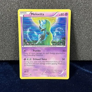 Meloetta 77/149 Holo Rare Black & White Pokemon Card - Picture 1 of 4