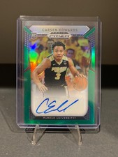 2019 Panini Prizm Draft Picks Carsen Edwards Green Rookie Auto - Bayern Munich