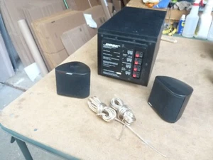 Bose Acoustimass 3 Series II Lautsprechersystem schwarz mit Verkabelung - Bild 1 von 10