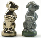 Wade Rabbits Hares Set Of 2 2005 Le Of 100 Silver Tone And Gray