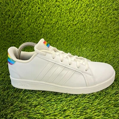 Adidas Grand Court Niños Talla 6.5Y Blanco Caminar Informal Zapatos para Correr Tenis Foto 1 de 4