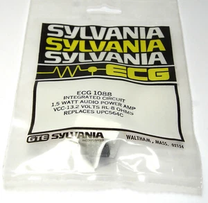 Audio Verstärker IC Sylvania ECG1088 / UPC564C, 1.5W Endstufe, Audio Power, NOS - Picture 1 of 2